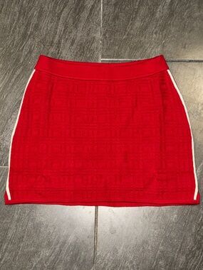 The Upside x Anthropologie Mini Skirt Red